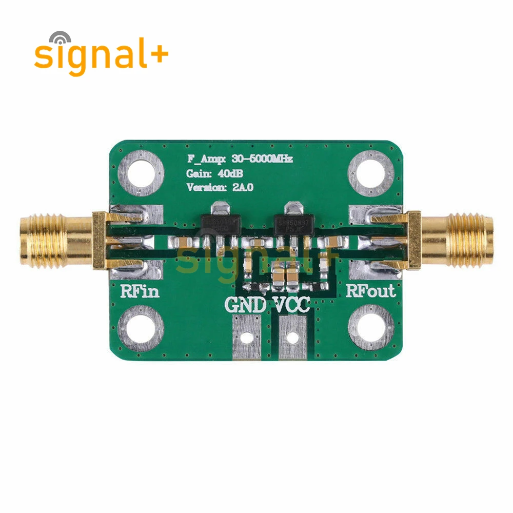 30-4000MHz 40dB Gain RF Broadband Amplifier Module for FM HF VHF/UHF 50Ω ubs High Frequency Amplifier Board Gain Module