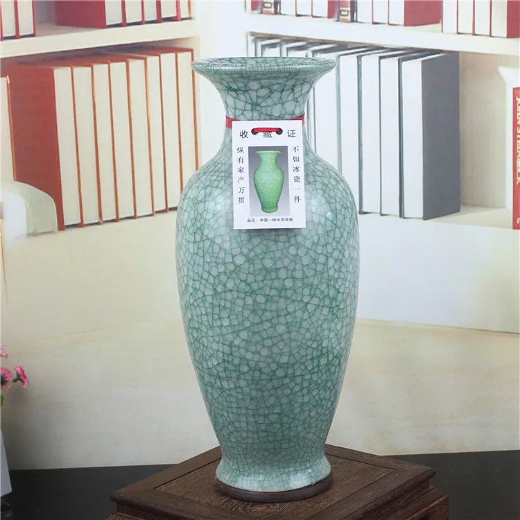 

Jingdezhen ceramic flower arrangement vase modern home living room decoration simple ornaments