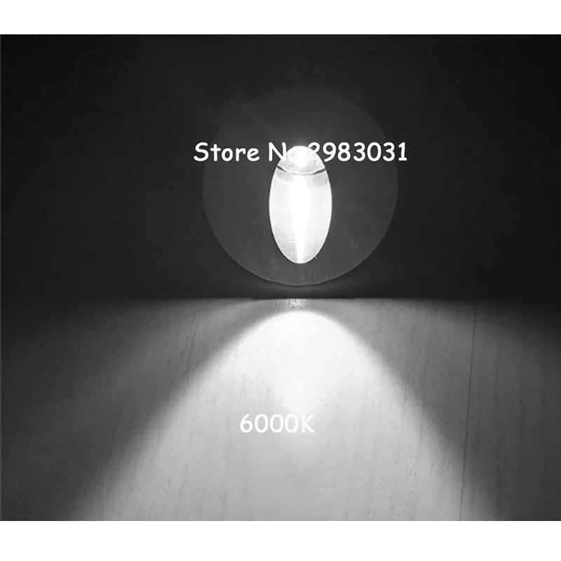 Imagem -04 - Diodo Emissor de Luz da Lâmpada de Parede 1w 3w Recessed Pathway Pathway Escada Luz do Porão Conduziu a Luz do Ponto Moderna Decoração da Casa ac 85265v