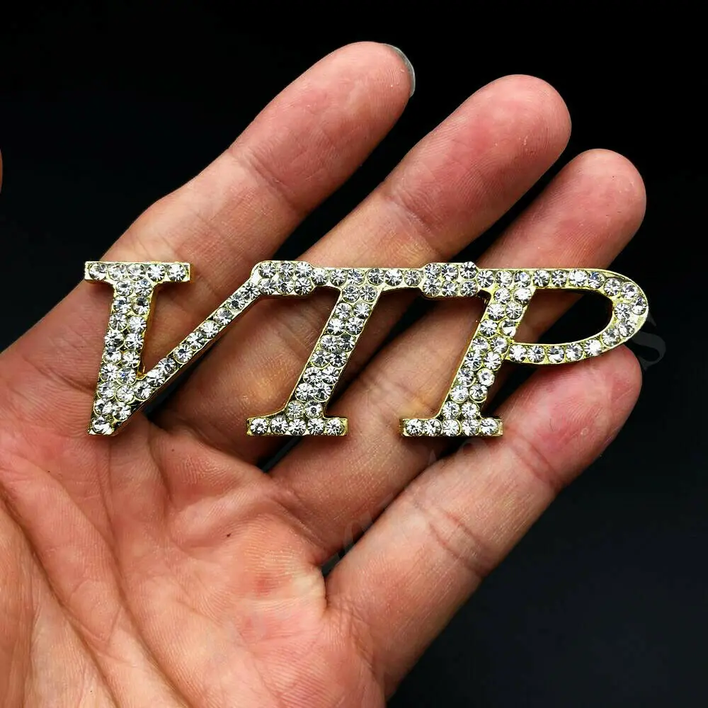 

3D Metal Golden Diamond VIP Luxury JDM JP Car Rear Emblem Badge Decal Sticker