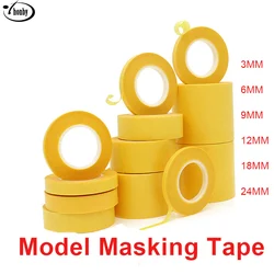 Model Masking Tape Military Coloring Tool Painting/ Spraying/ Hand Coating Covering Adhesive Tape 6Pcs/Set