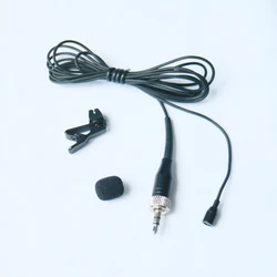 Standard 3.5mm Jack Lavalier Lapel Tie Clip Microphone For Sennheiser Shure TA4F AKG TA3F Wireless Mics System