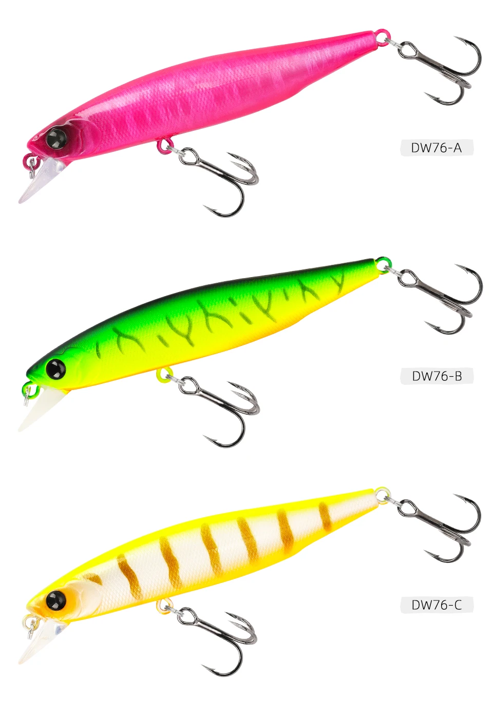 TSURINOYA 88SP Suspending Minnow Angelköder 88mm 10,3g DW76 Lange Casting Künstliche Harte Köder Hecht Bass Big Trout Jerkbait – Detail 18