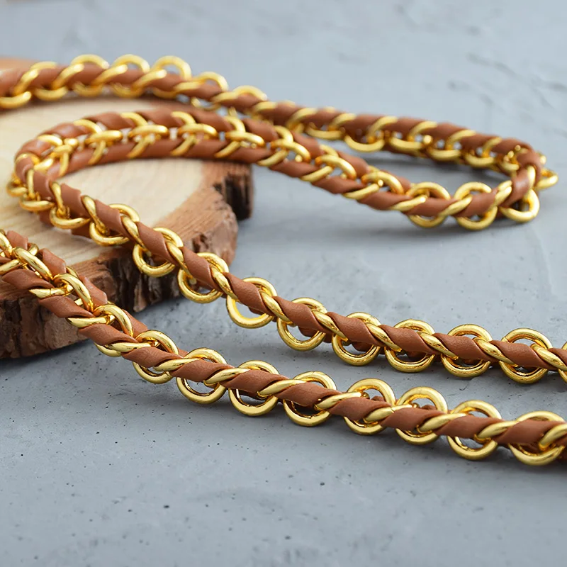 Women Bag Chain Leather Bag Strap DIY Bag Fix Accessory Replacement Parts Dog Clasp Shoulder Bag Chain Buckle High Quality