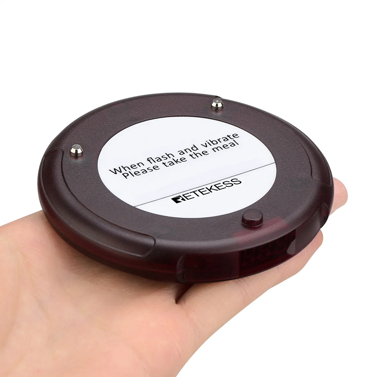 RETEKESS TD163 Restaurant-Pager Drahtloses Rufsystem mit platzsparendem Vibrationsalarm bei niedrigem Batteriestand für Food Trucks und Cafés – Detail 22