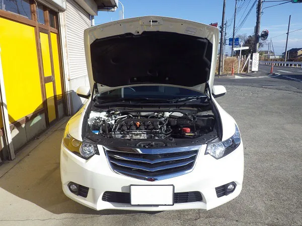 Dla 2008-2013 Honda Accord Tourer CW1 kombi przednia maska maski siłowniki pneumatyczne amortyzator wstrząsów tłoki z włókna węglowego