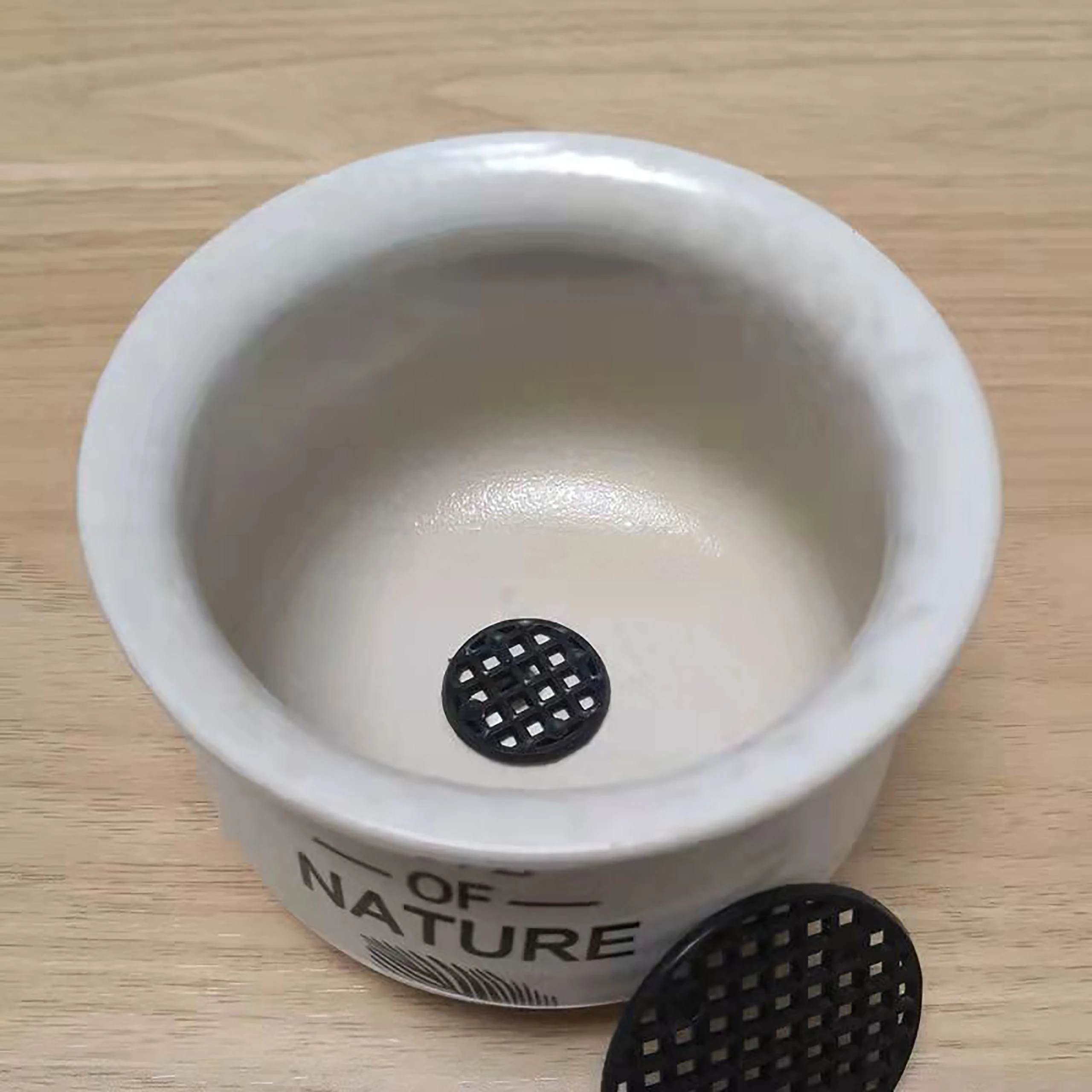 100 قطعة الزهرية طوقا وعاء الصرف ثقب شبكة حصيرة 2.5/4.5/7.5 سنتيمتر قطر المعاوضة طوقا تنفس الثابتة التربة المعاوضة ثقب الوسادة