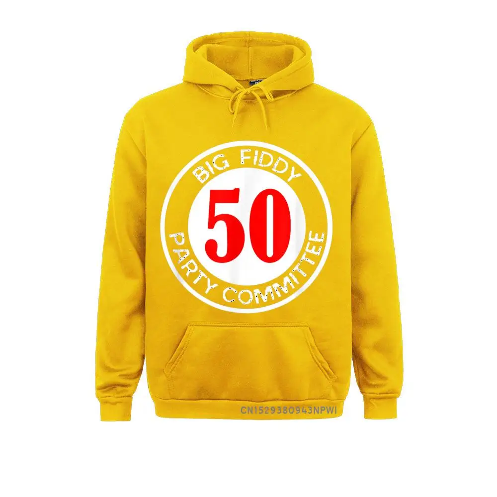 Big Fiddy Party Committee Funny 50th Fiftieth Birthday Hoodie Sweatshirts Thanksgiving Day Hoodies For Women Unique