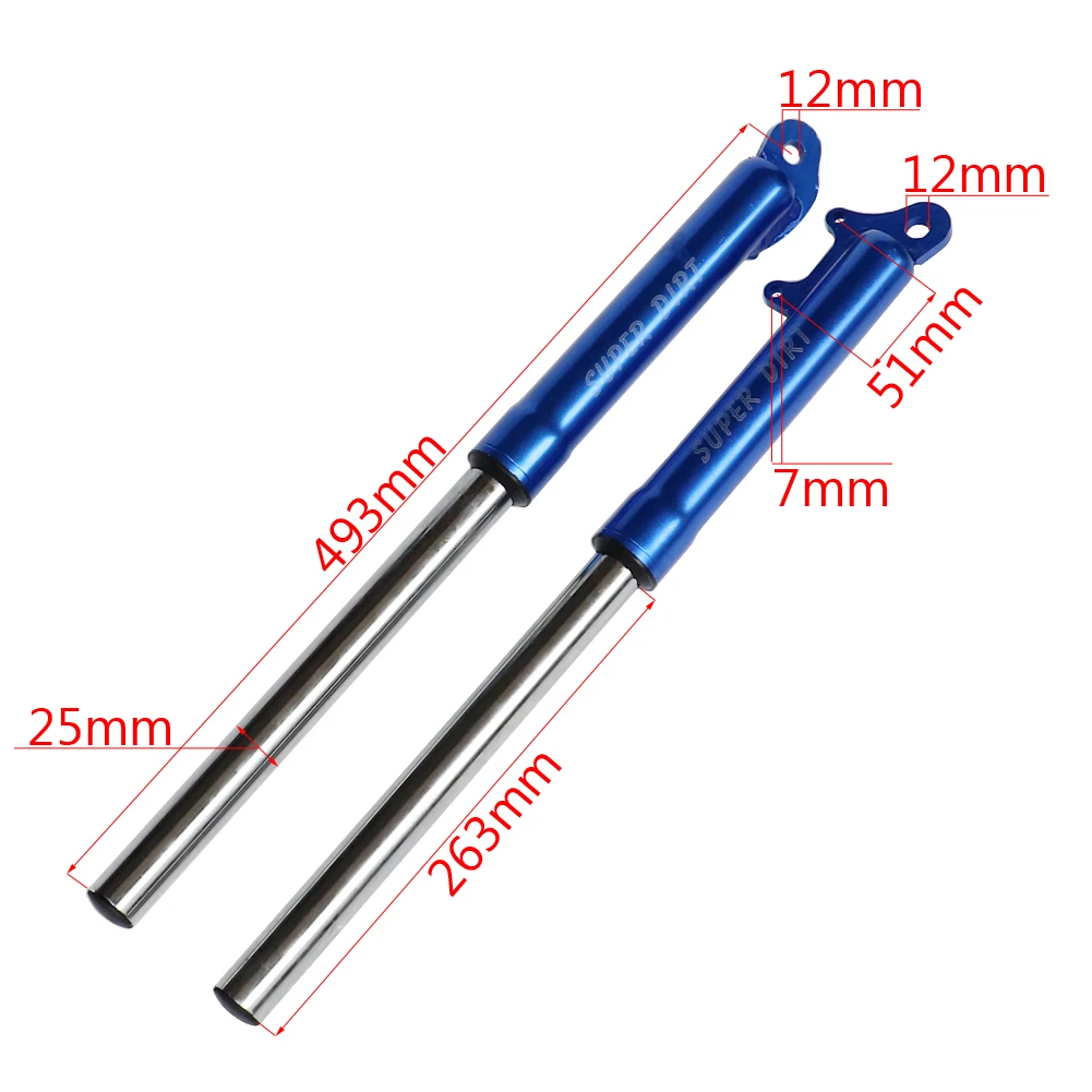 Front Forks Shock Spring Suspension Fork Shock For Mini Pocket Children Bike Motorbike 47cc 49cc FK08 2 Stroke Coolster QG-50