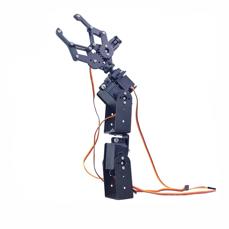 

DIY 4-Axis Control Palletizing Robot Arm Model With Servos And Servo Arm Plate For Arduino UNO MEGA2560 Smart Robot Car