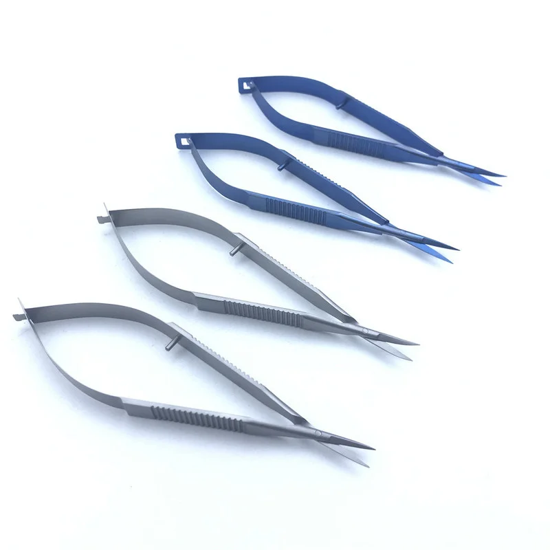 

Capsule membrane Scissors 125cm Microscopic Fine Trabecular Scissors Microsurgical Tools