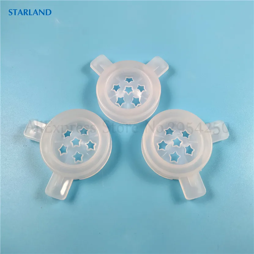 

3Pcs Pentastar-Shaped Ice Cream Modeling Lids For Soft Serve Maker Accessory Nozzle 37mm Inner Diameter 3 In 1