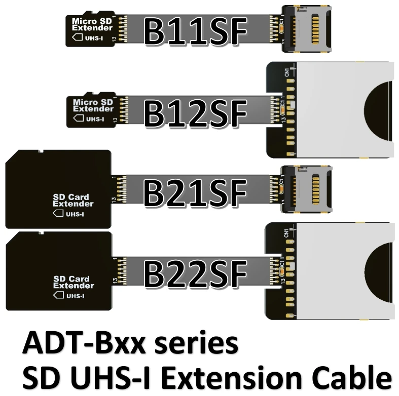 Microsd Tf Extension CABLE Supports Sdhc Sdxc Uhs-i high Full-speed Stable Non-fpc Card Reading Test Line Short Cable 20CM 5cm