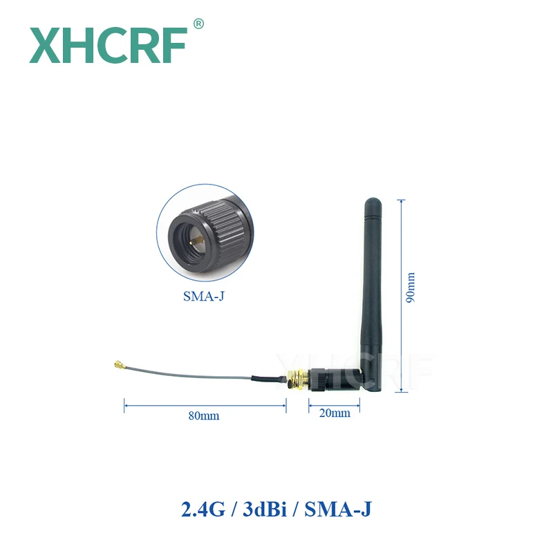 

External 2.4 GHz Wifi Antenna with Cable IPEX IPX Internet Antenna for Communication 2.4G Wifi Antenna SMA Male with Pigtail