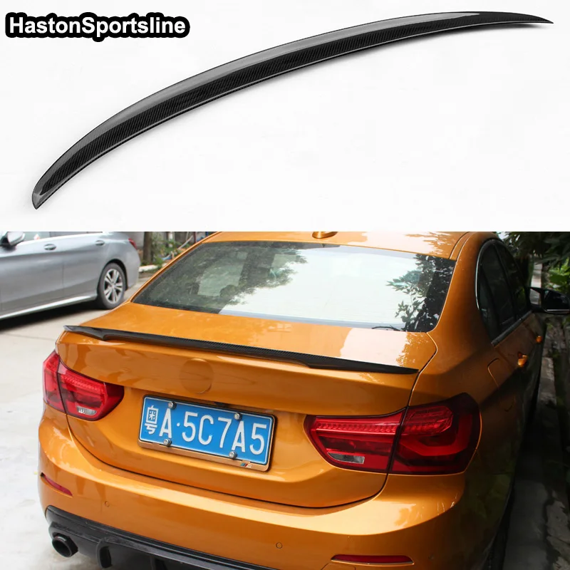 

F52 P Style Auto Real Carbon Fiber Rear Trunk Lip Spoiler Wing For BMW 118i 120i 125i 2017UP Car Accessories