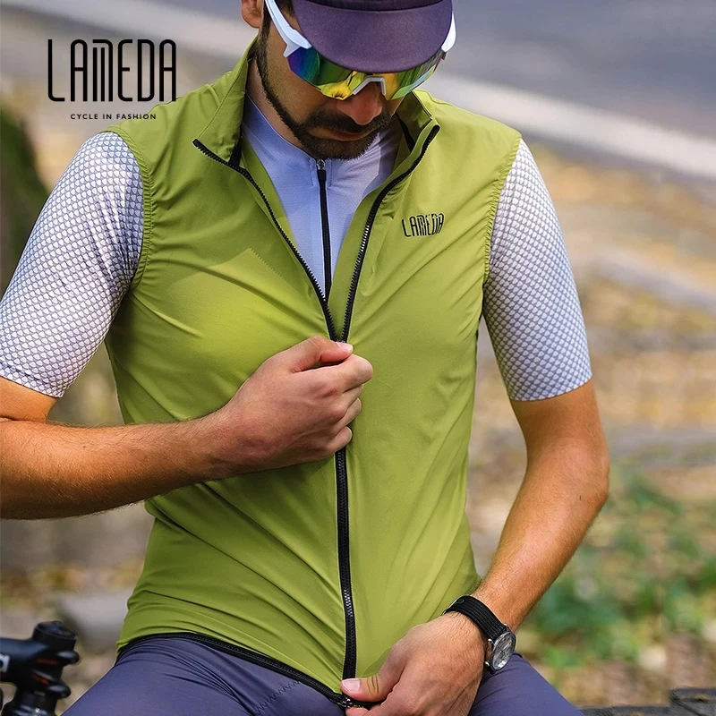 LAMEDA bicycle highway mountain bike riding vest spring and autumn fast drying riding clothes windproof vest men and women