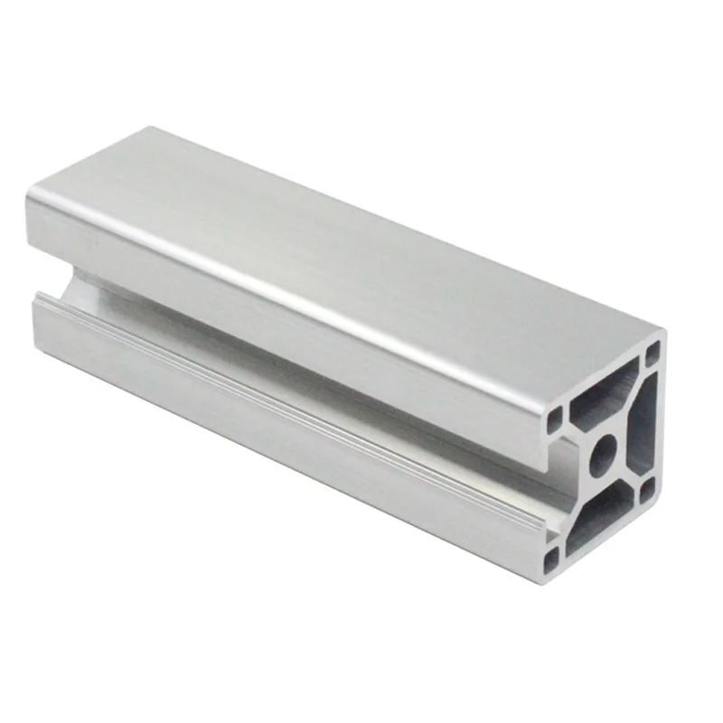 Perfil de aluminio anodizado para máquina de grabado láser CNC, marco de extrusión de guías lineales, ranura en T, 3030 N3, 100-1200mm, 2 unidades