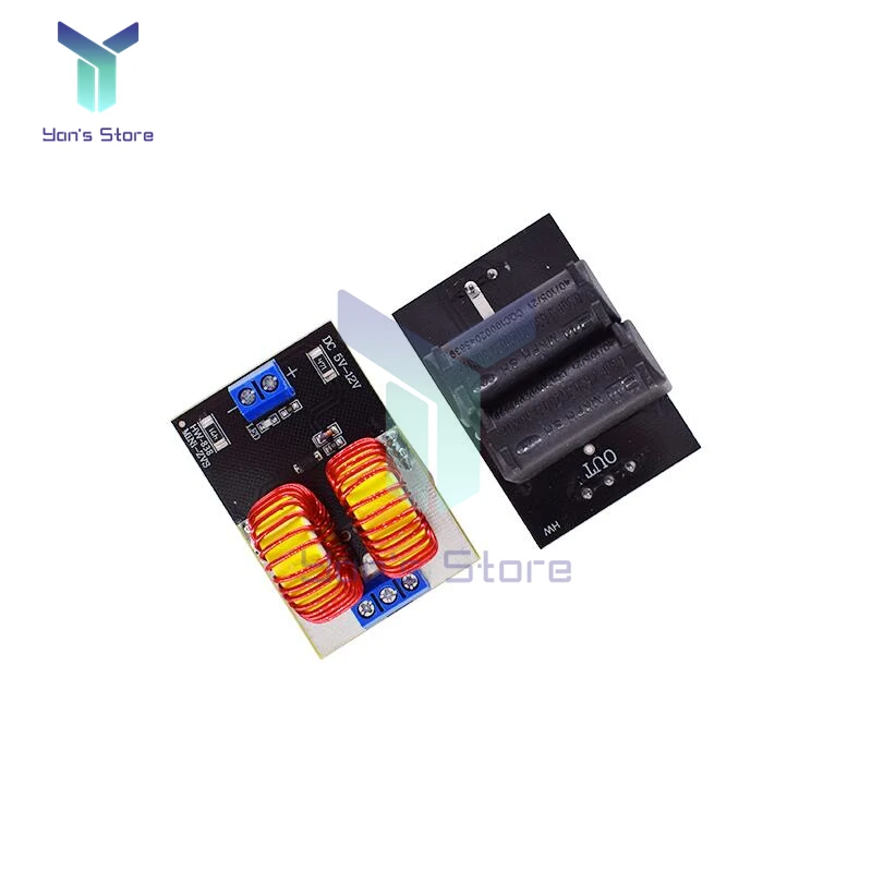 Imagem -02 - Mini Placa de Aquecimento por Indução Zvs Flyback Driver Aquecedor Faça Você Mesmo Fogão Bobina de Ignição Venda Quente sem Torneira Placa Terminada dv 5v12v 120w