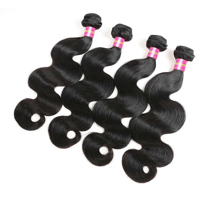 Ali Queen Hair Malezja Body Wave Surowe pasma ludzkich włosów dziewiczych 8\