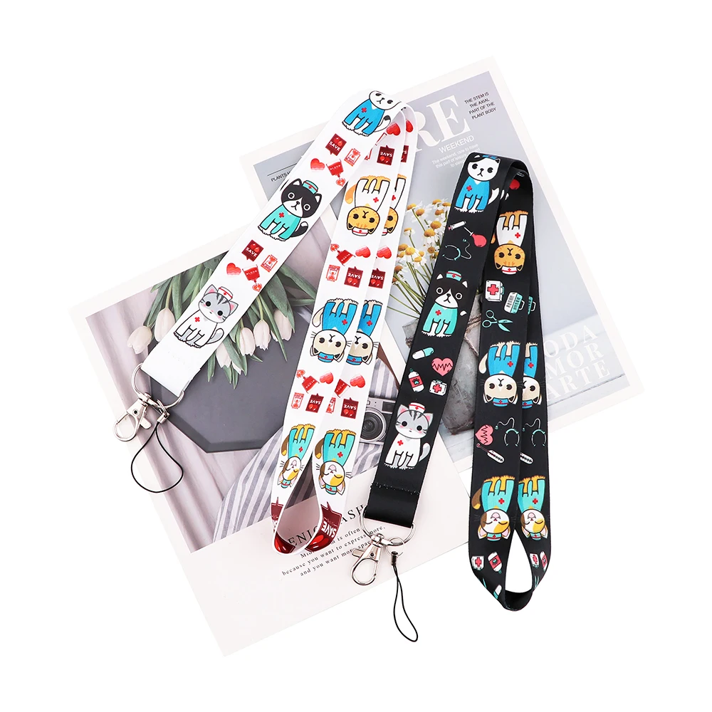 Flyingbee X2294 медицинская серая анатомия, врач, кошка, кровь, эритробус, ID, имя, рабочий держатель для карт, сделай сам, петля