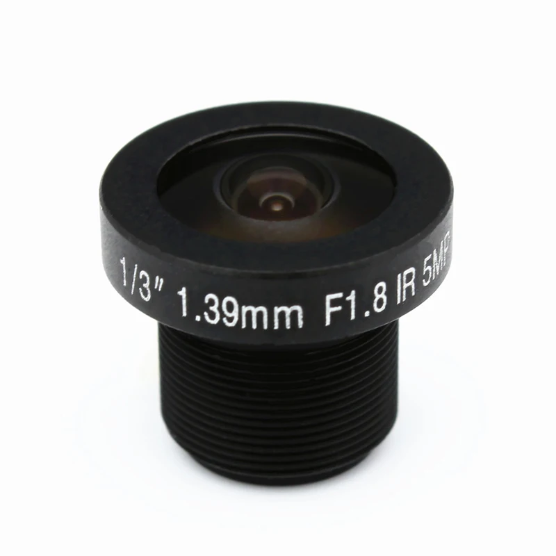HD 5MP 1.39mm 1/3" Fisheye CCTV 렌즈 F1.8 보안 IP 카메라용 파노라마 185도 IR 보드