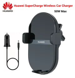 Huawei SuperCharge Wireless Car Charger 50W Max Intelligent Both Side Sensor Mounting Dual Charging 3D Cooling Fast Charger