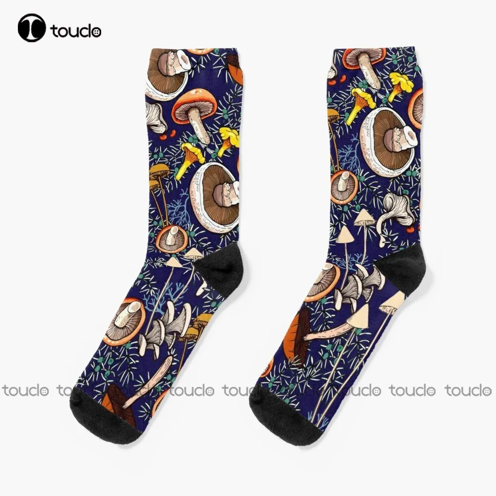 Fungus Mushroom In The Dark - Forest Of Dream Socks Sock Boots Christmas New Year Gift 360° Digital Print Personalized Custom