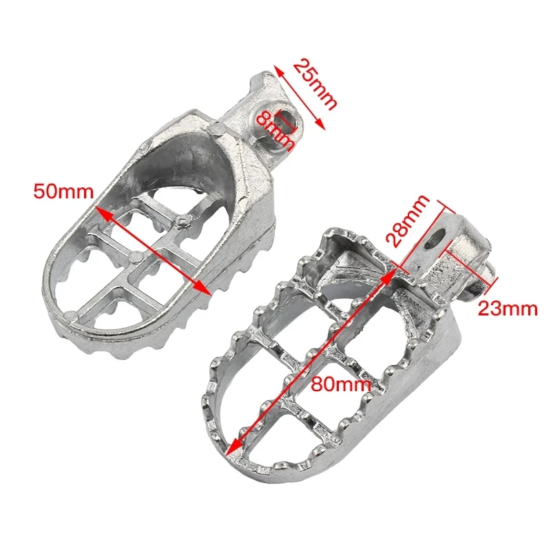 New 2PCS Motorcycle Foot Pegs Rests Footpegs For Suzuki DL650 V-Strom 2004-2012 DL 650 Motorbike Dirt Bike