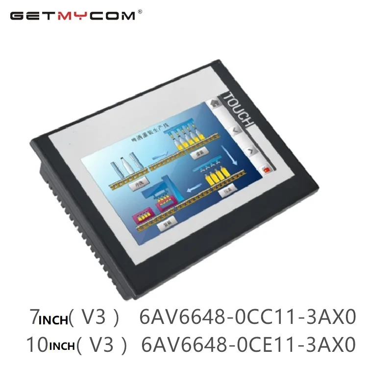 Getmycom Original 700 IE V3 6AV6 648-0CC11-3AX0 HMI new 7 inch  Touch Screen Human Machine Interface replace 6AV6648-0BC11-3AX0