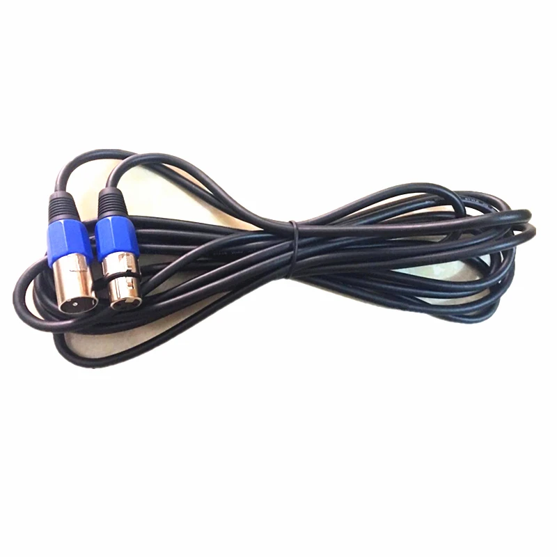 

10pcs/lot DMX Cable 3.5ft XLR 1/5/10/20 Meter 3pin Signal Connection Shielded XLR Male To Female For Stage Effect Lights/Fogger