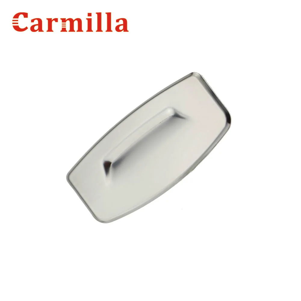 Carmilla-스테인레스 스틸 소재 인테리어 팔걸이 상자 도어 핸들 커버 스티커, 르노 콜레오스 삼성 QM6 2016-2019 카다르