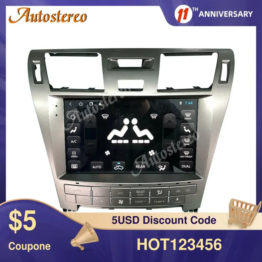 For Lexus LS460 LS 460 LS600H 2006-15 Android 10.0 6GB+128B Car GPS Navigation Multimedia Player Auto Stereo Radio Tape Recorder