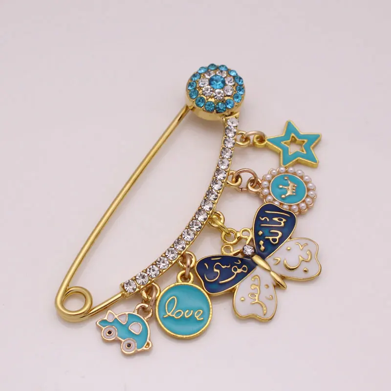 Imam Musa bin jafar KAZIM one of the house held of the prophet Muhammad in Islam Amanat Musa bin jafar brooch baby pin