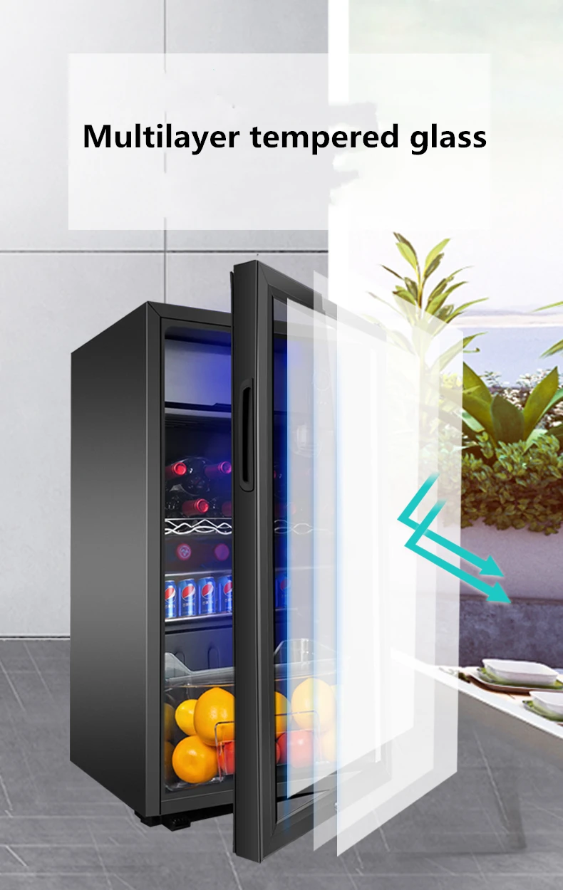 60L ice bar freezer fresh keeping cabinet constant temperature wine red wine family living room single door small refrigerator