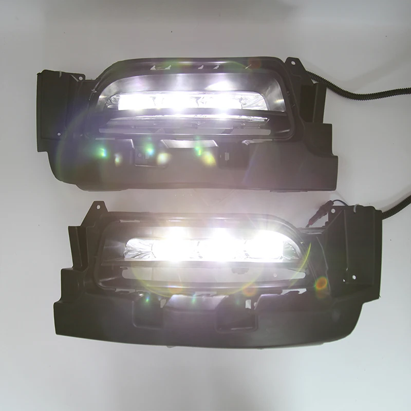 2 Buah untuk Dodge Charger 2015-Up Lampu Mobil Led Mata Malaikat Xenon HID KIT Lampu Kabut LED Lampu Siang Hari Lampu LED