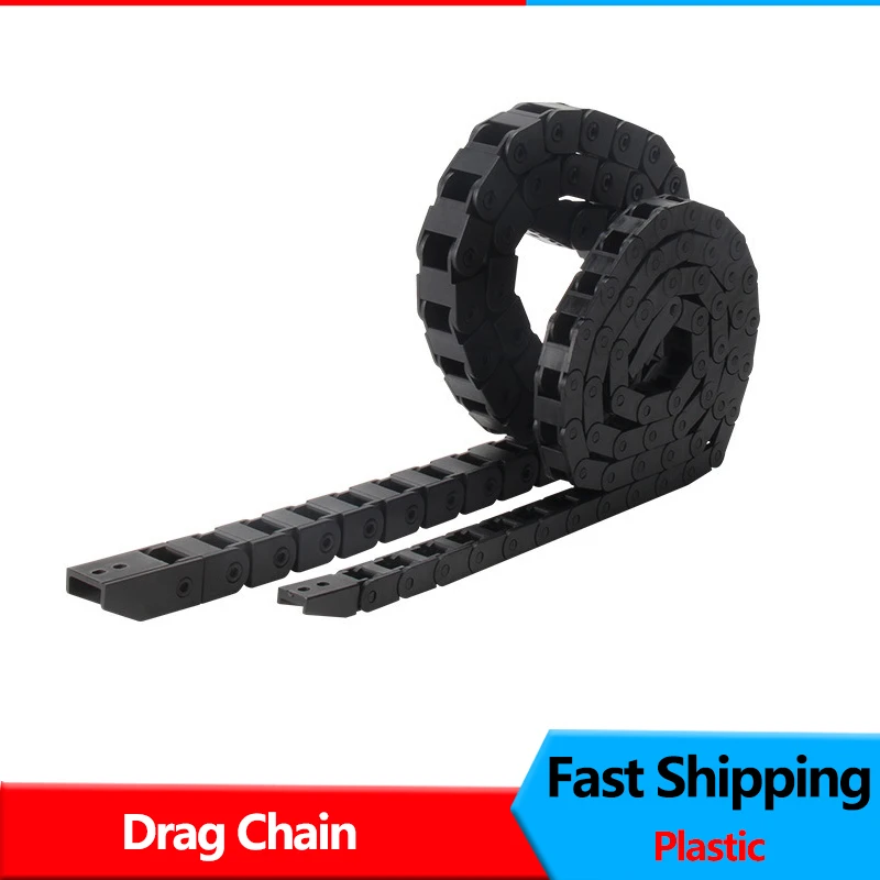 3D Printer Accessories Drag Chain; Towinner Hole 7*7 Drag Chain Inner Hole 10*10 Drag Chain