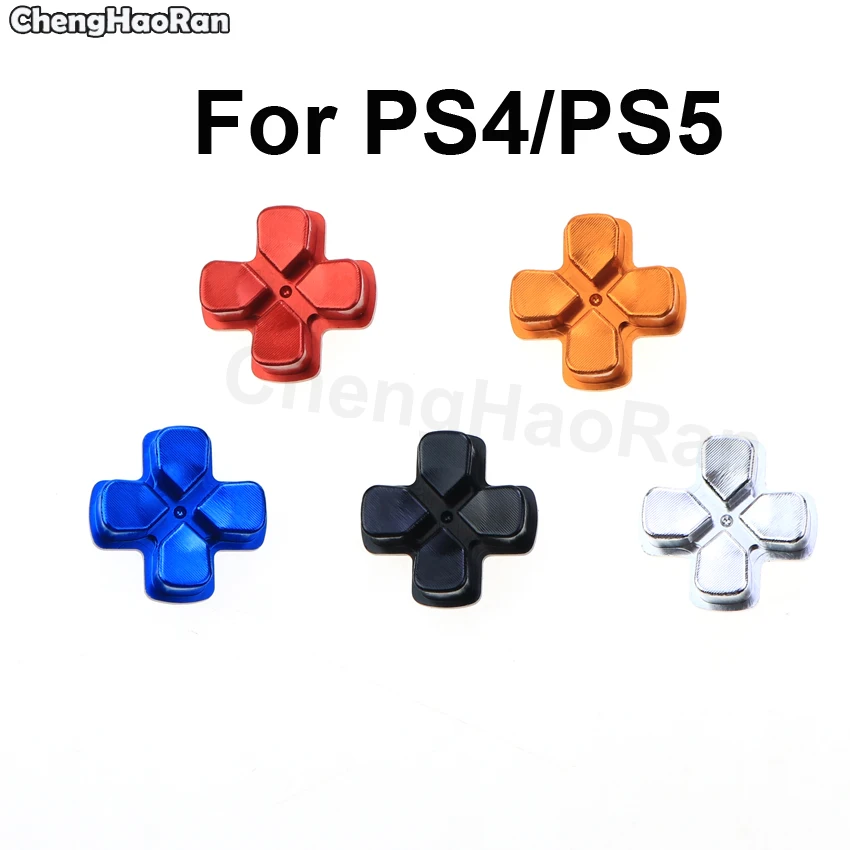 

ChengHaoRan For PS4/PS5 Customs Metal Dpad Button Aluminum Direction Button Controller Cross Button for PS4/PS5