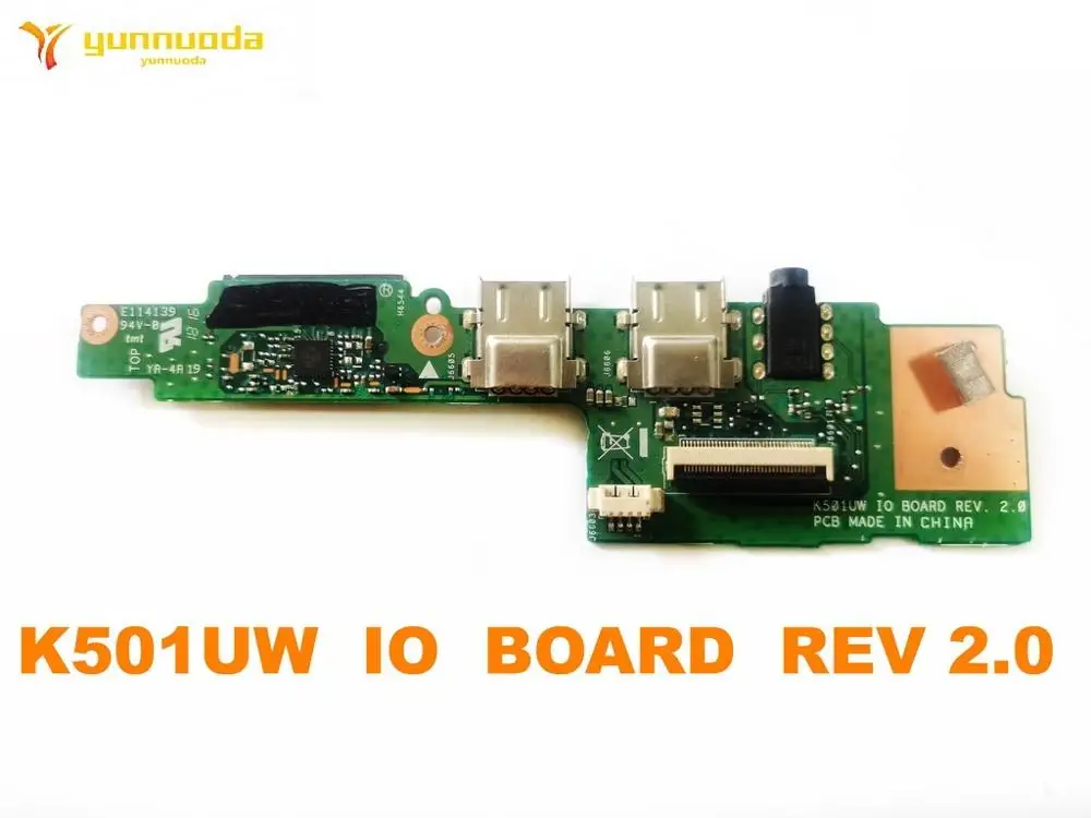 

Original for ASUS K501UW Laptop Audio IO Board Interface Board JACK Board K501UW IO BOARD REV 2.0 tested good free shippin