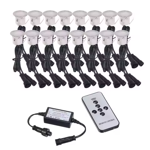 Dimmer Switch For Deck Light Dimming Controller 6key Remote Control Kit DC5-24V Brightness Adjust 10-100% ON/OFF Switching