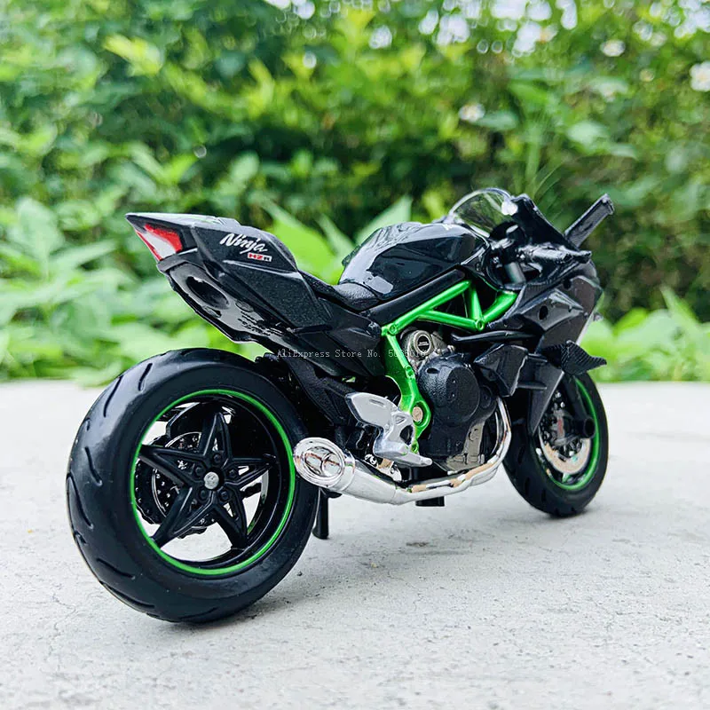 Maisto – moto tout-terrain Kawasaki Ninja H2 R 1:18, modèle de collection en alliage, jouet de loisir, cadeau