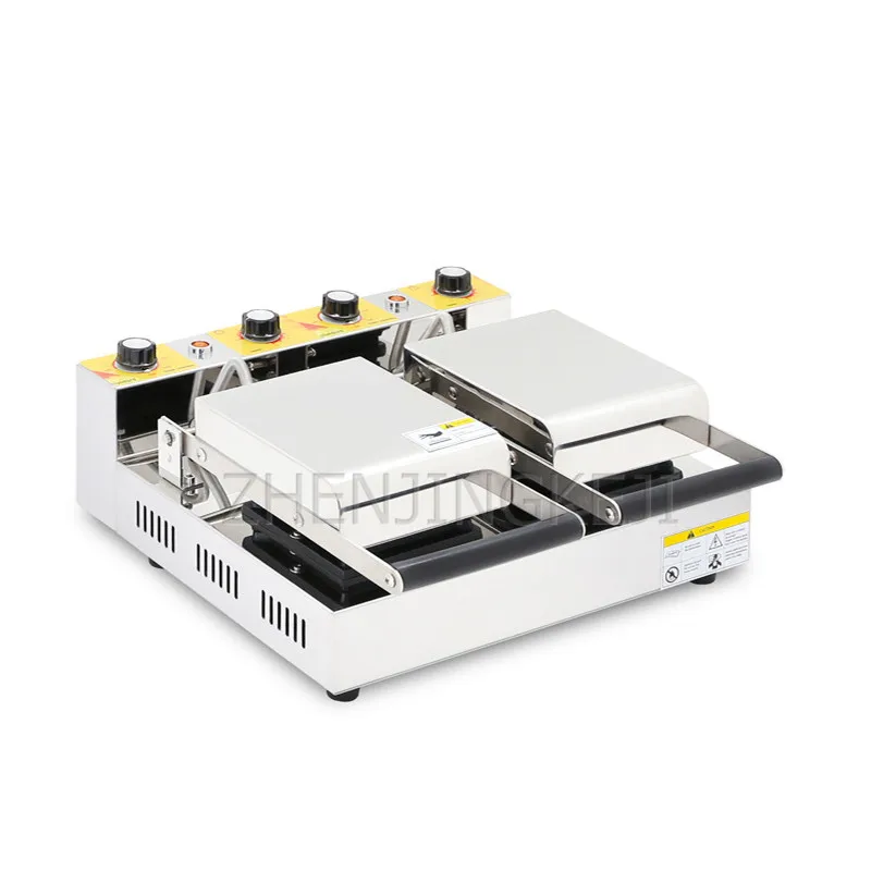 상업용 아이스크림 함부르크 머신, 더블 헤드 케이크 채우기, 거리 간식, 서양 레스토랑 장비, 홈 캐주얼 패스트 푸드