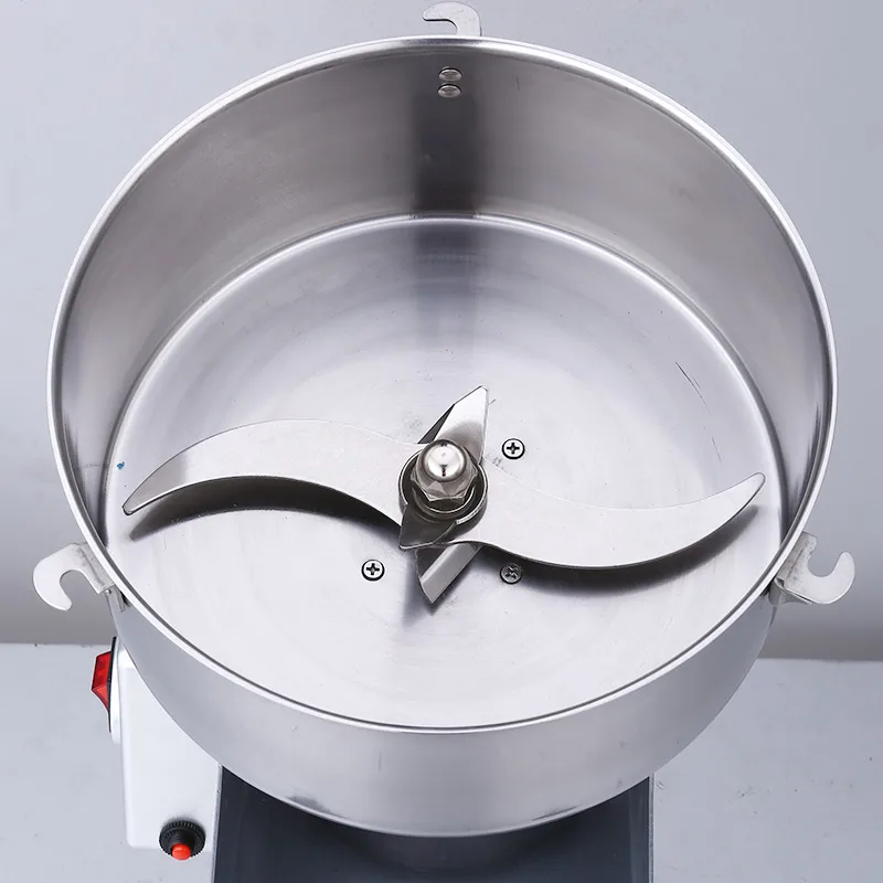 4500G Powder Grinder Spice Grinder Grain Crusher Large Commercial High Capacity Stainless Steel Pure Copper Motor