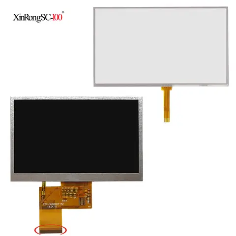 4.3 inch for TM043NDH02 TM043NBH02 TFT LCD Dispaly touch Screen digitizer