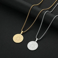Chandler Medusa Necklace Greek Mythology Ancient Greek Symbol Medusa Pagan Dainty Charm Medusa Charm Stainless Steel Pendant