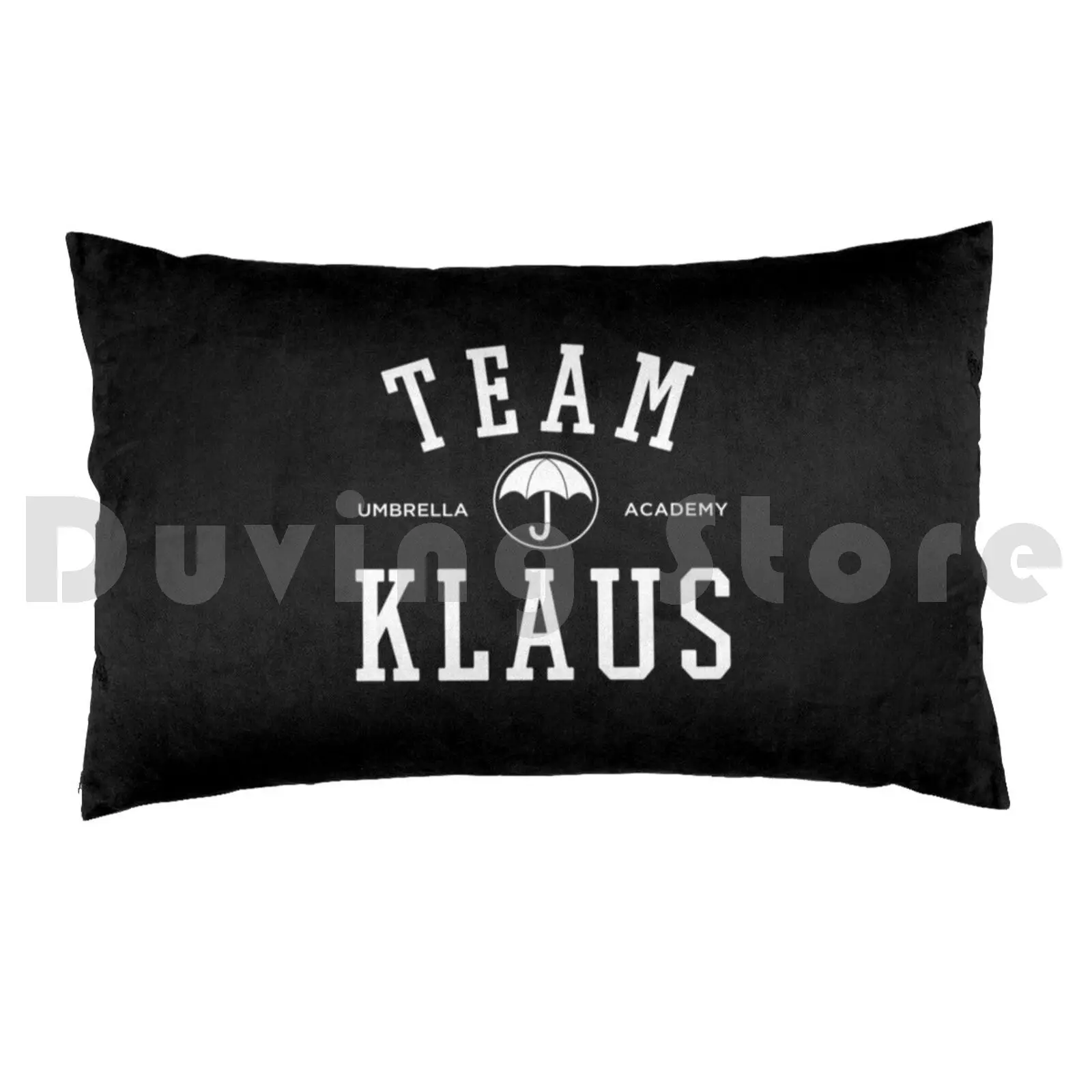 Team Klaus The Umbrella Academy Pillow Case Printed 50x75 The Umbrella Academy Tua Umbrella Academy Umbrella