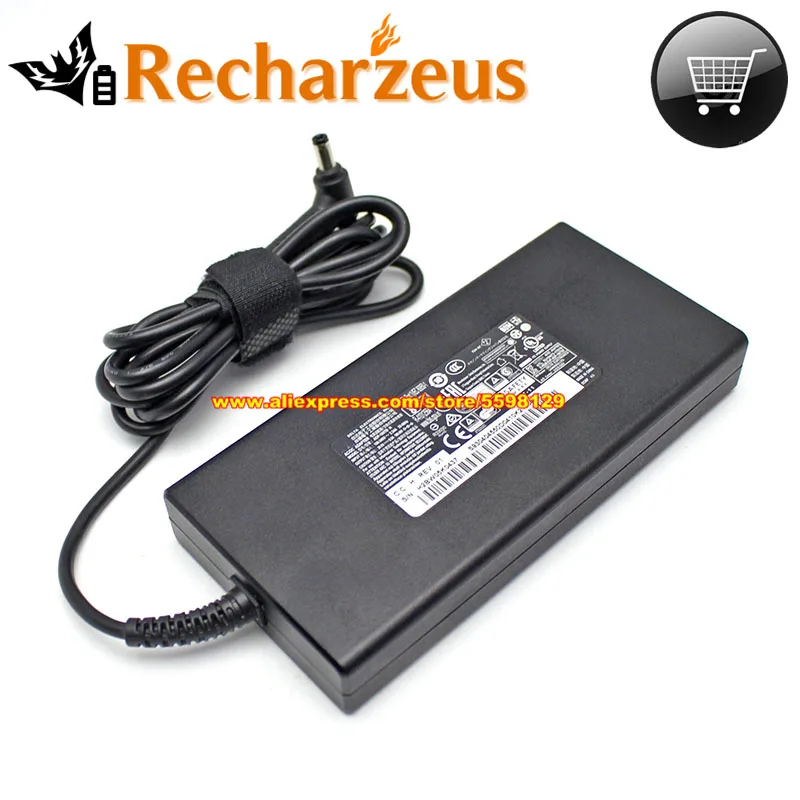 Genuine Slim AC Adapter For MSI WS66 10TK Srowd 15 GS66 10SE-044 MS-17F5 GS65 Charger Delta 180W 20V 9A ADP-180TB H Power Supply