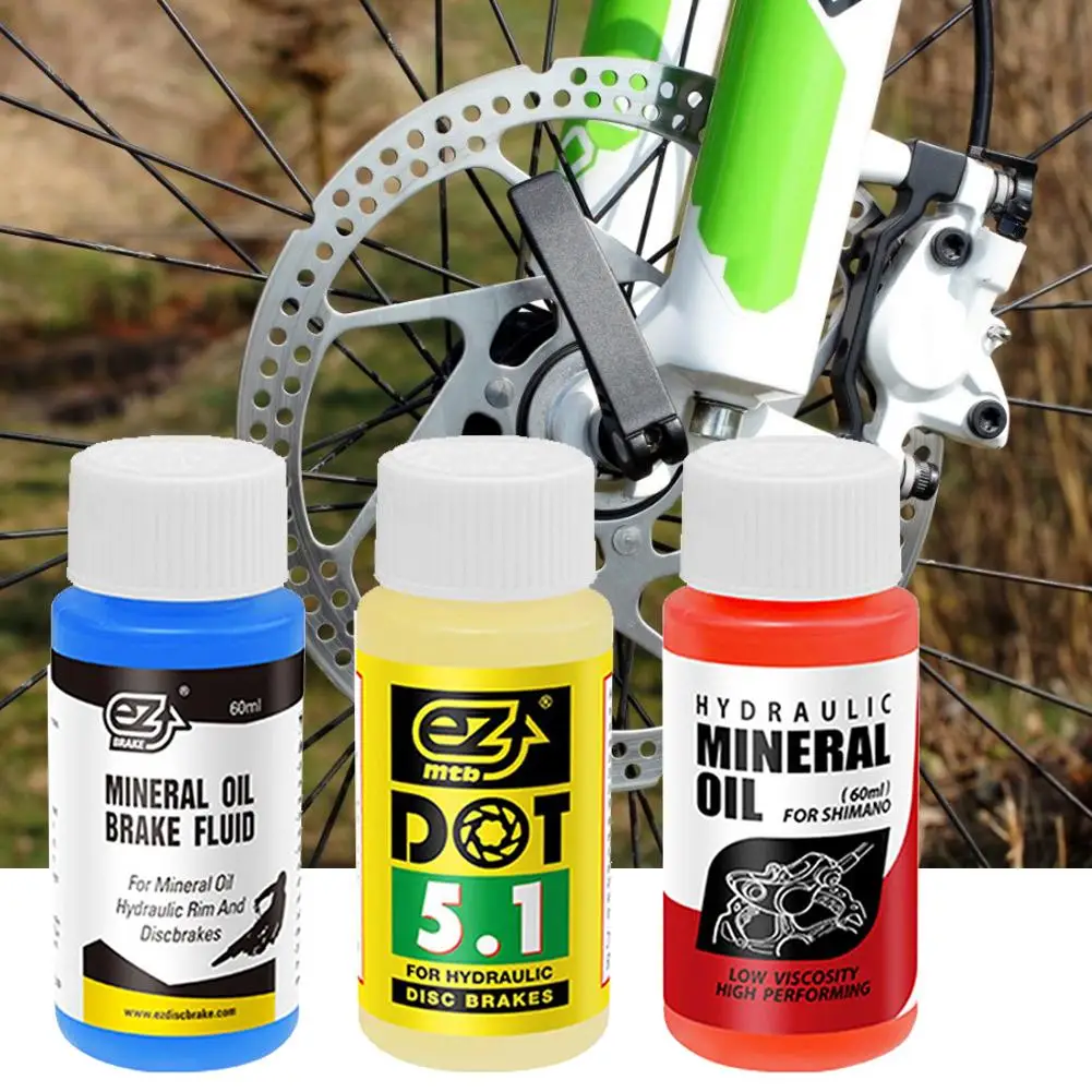 60ml DOT General Oil Bicycle Brake Mineral Oil Fluid Hydraulic Disc Brake Lubricant For Shimano Mountain Bikes