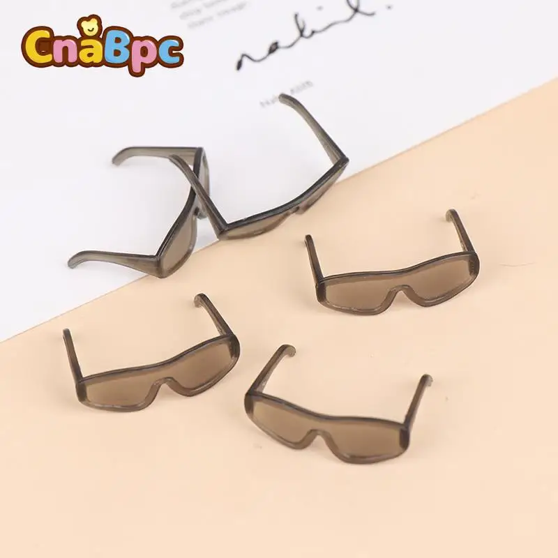 1/2/5Pcs Fashion Doll Cool Glasses Sunglasses Retro Doll Glasses Toy Photo Props