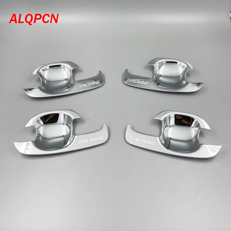 1 set 4pcs door outer handle bowl cover chrome For 2012 2013 2014 2015 TOYOTA INNOVA side door