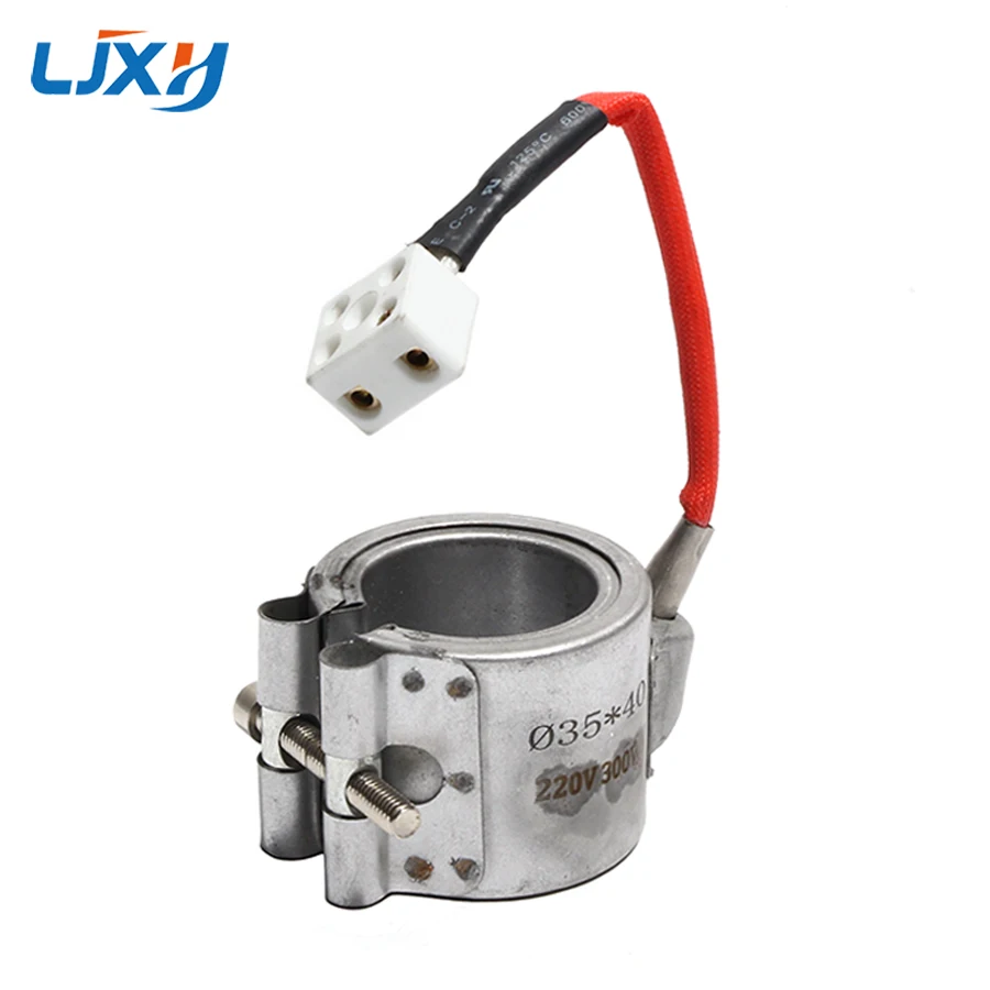 LJXH 32x32mm Ceramic Band Heaters 110V/220V/380V Aluminium Plate Cover 300W Heating Element for Injection Molding Machine